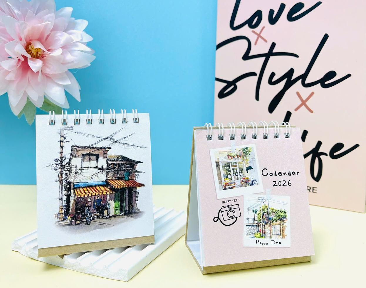 lịch để bàn mini làm quà tặng doanh nghiệp