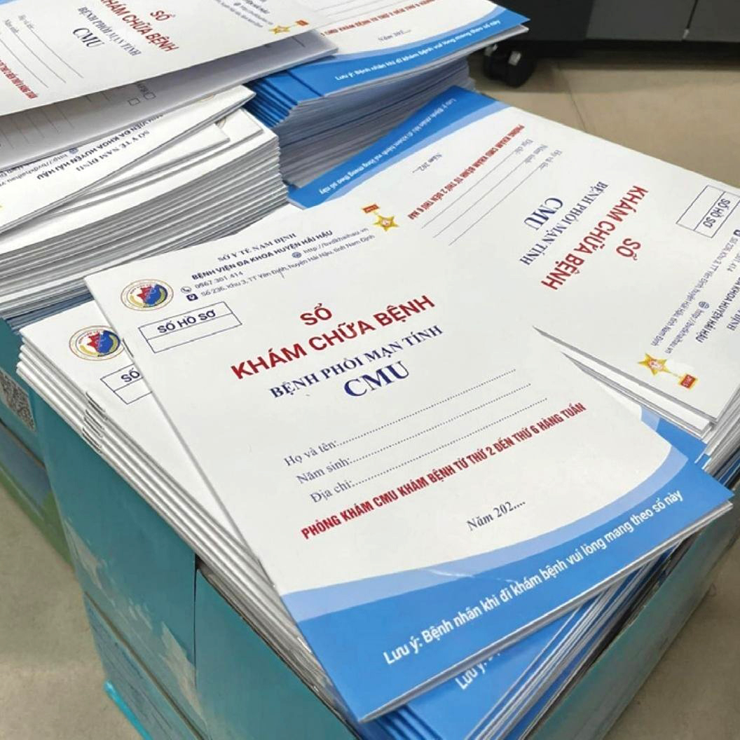 in sổ khám bệnh phòng khám đa khoa