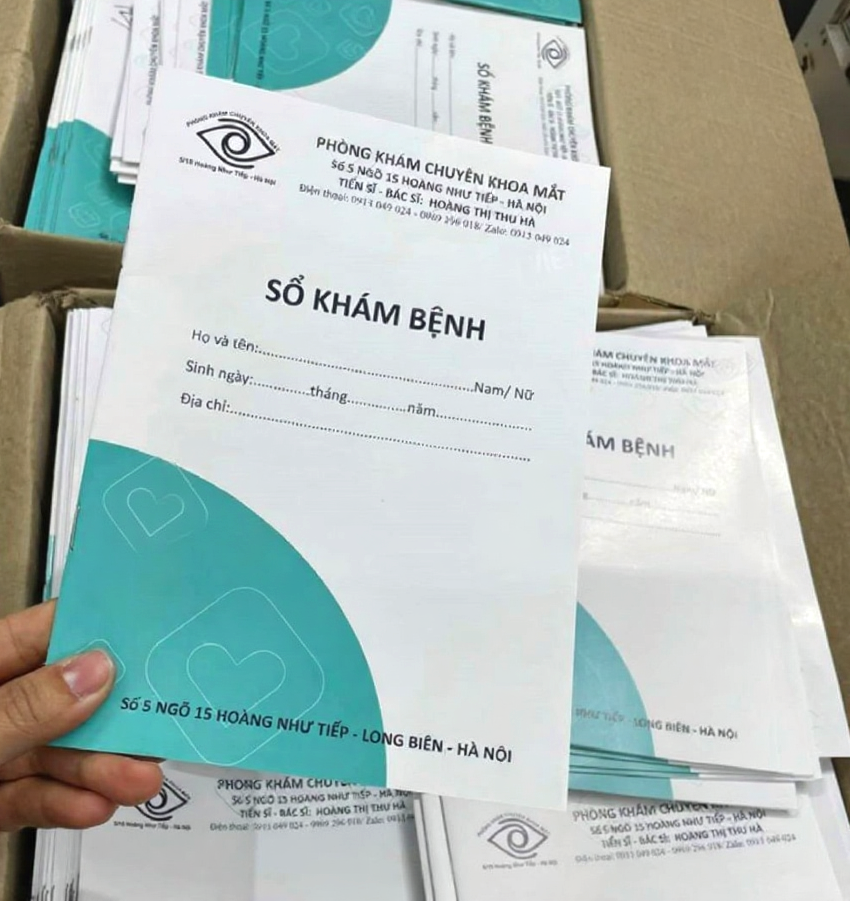 sổ khám bệnh y tế in tại In An Phúc