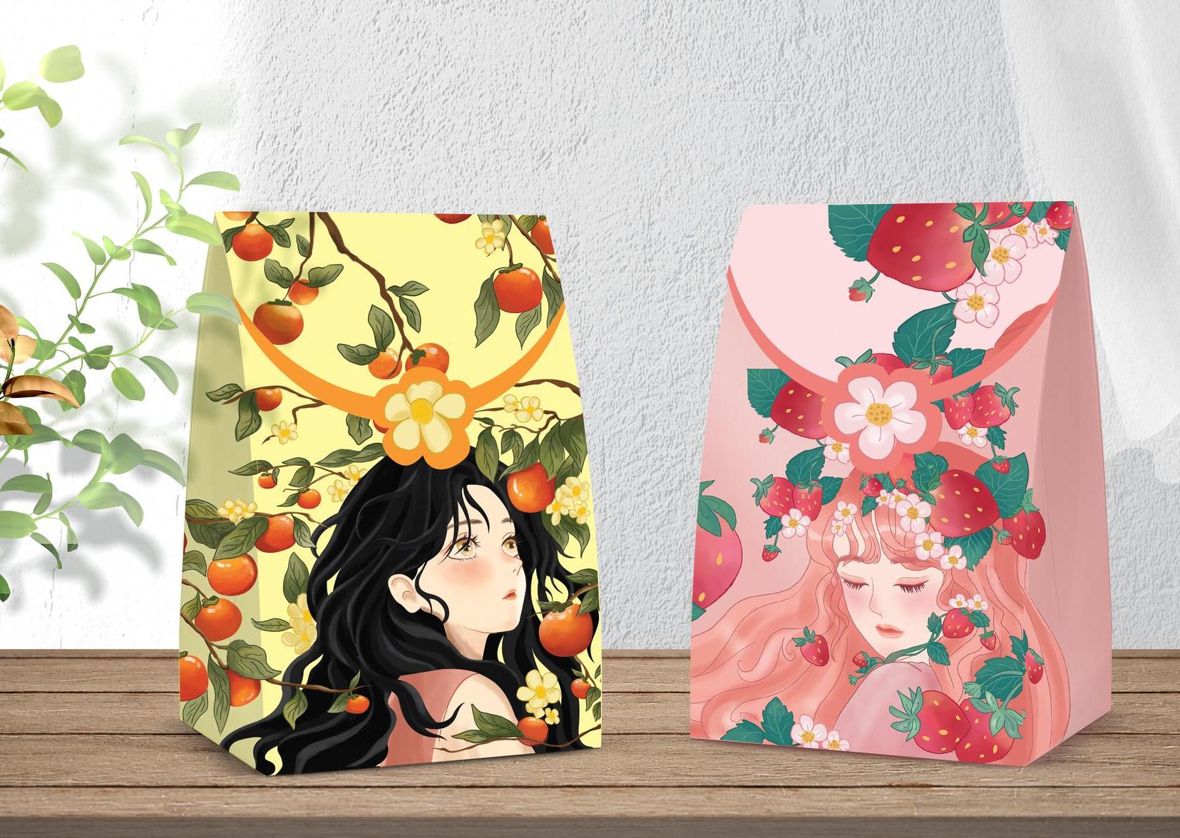 in túi giấy đựng mỹ phẩm