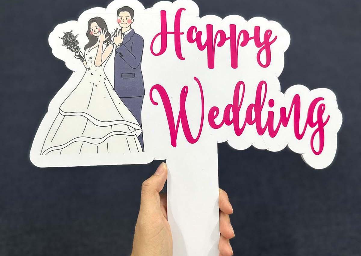 Thiệp cưới tông đỏ truyền thống