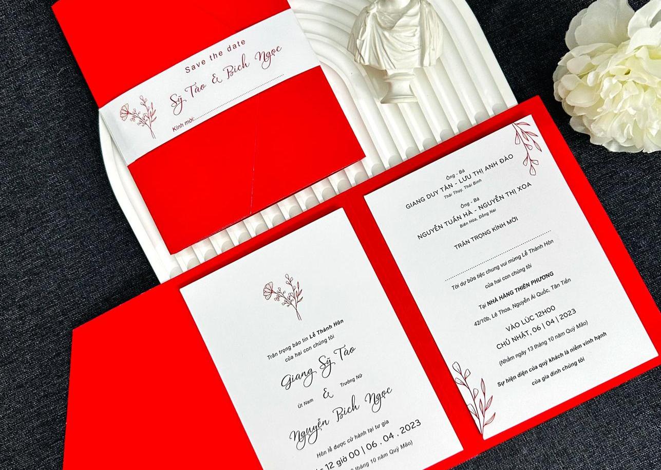 In thiệp cưới số lượng lẻ