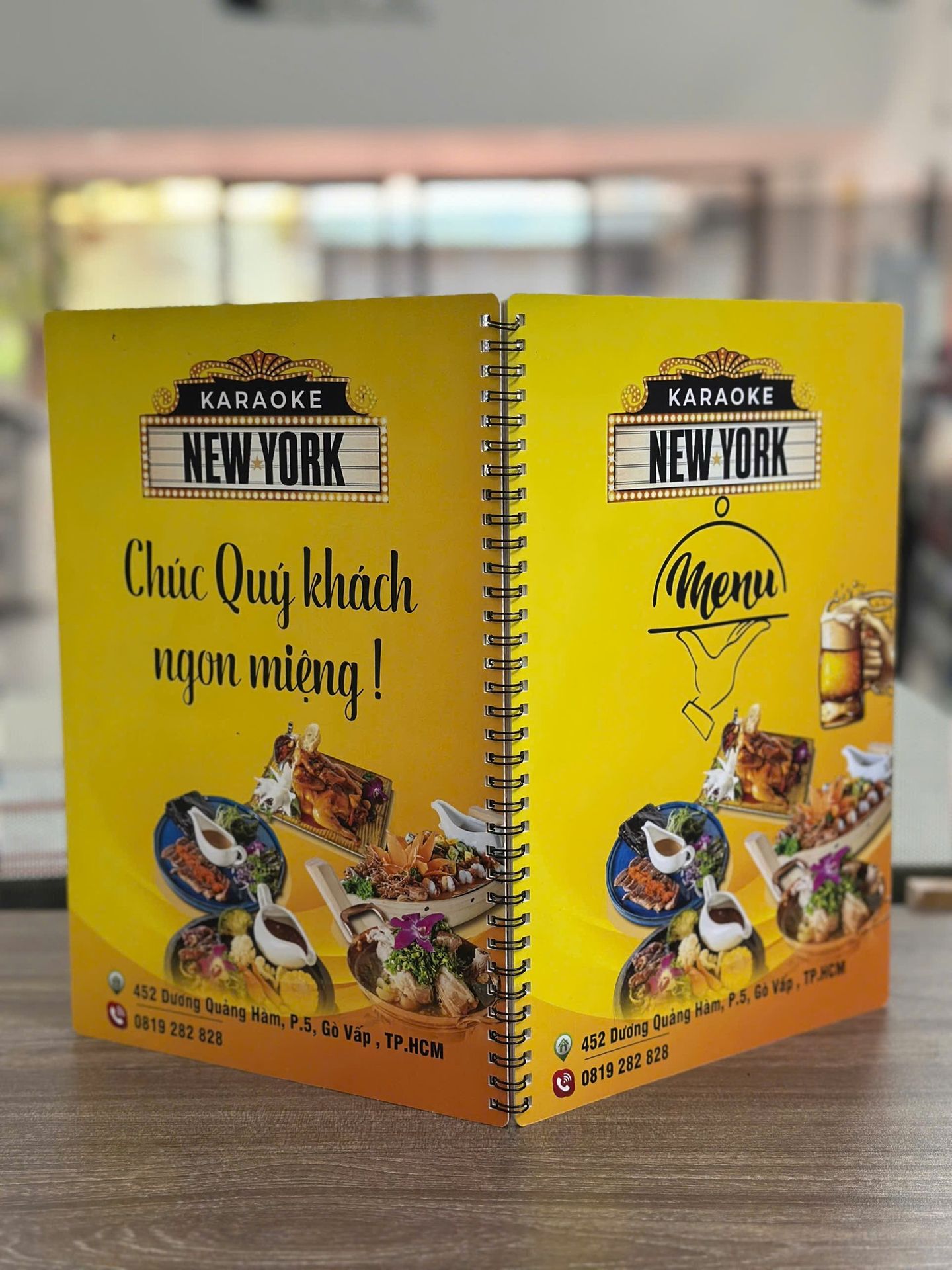 Thiết kế menu nhà hàng chuyên nghiệp Quận 12