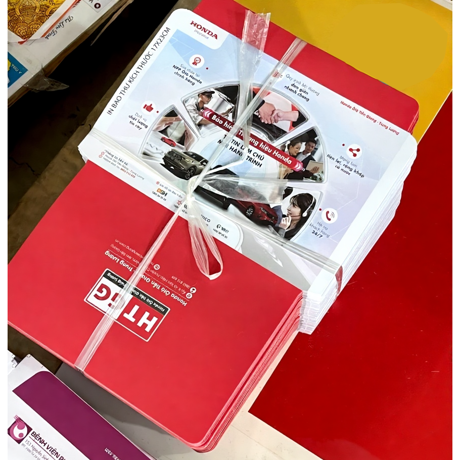 sản phẩm in ấn bao thư giấy tiêu đề