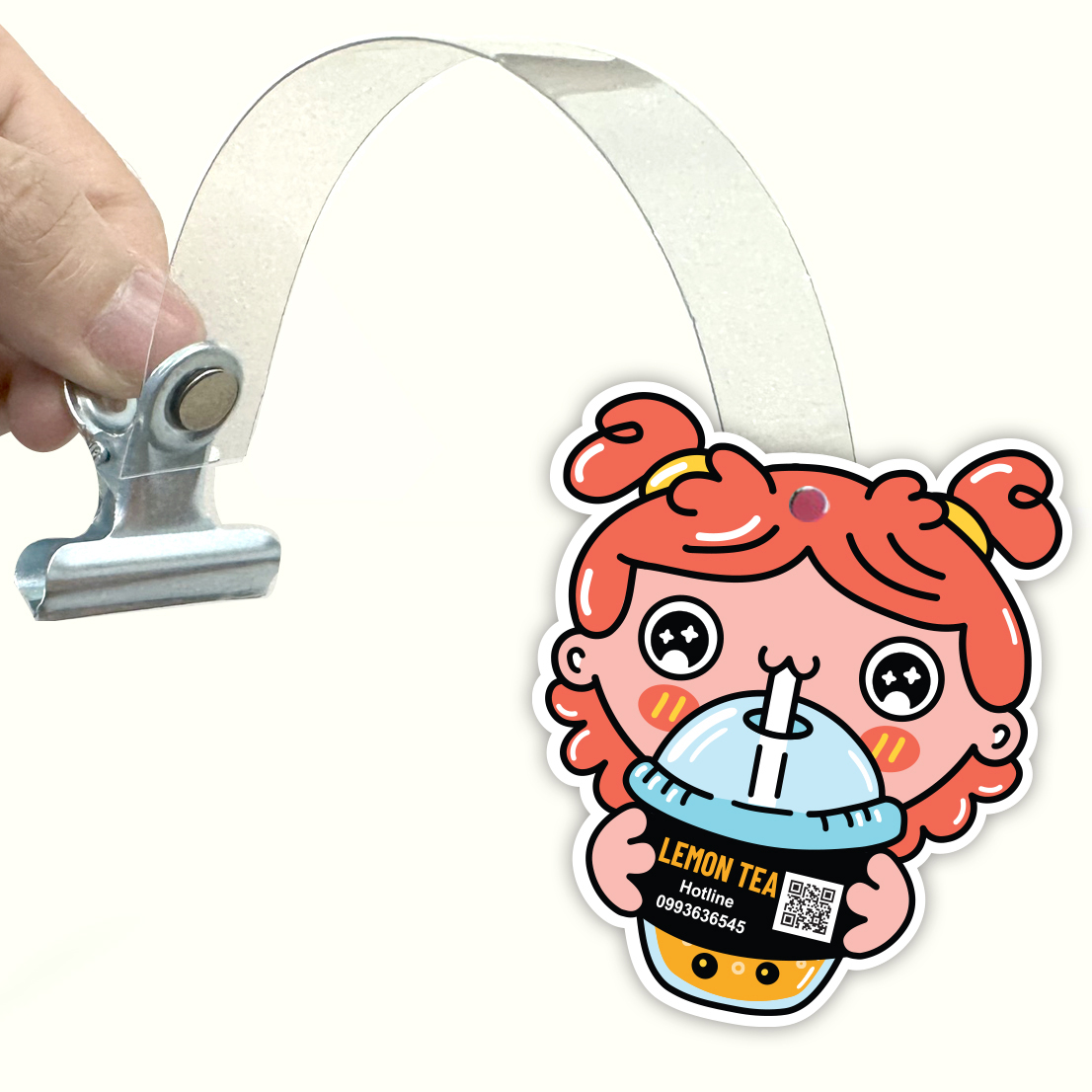 Wobbler gắn tại quầy thanh toán