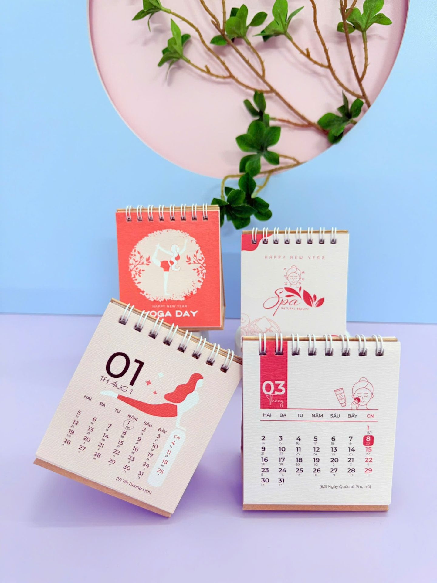 hình ảnh lịch để bàn mini in tại In An Phúc