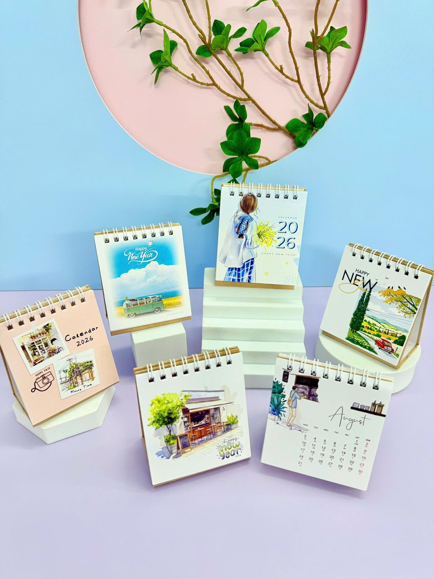 mẫu lịch để bàn mini sáng tạo độc đáo