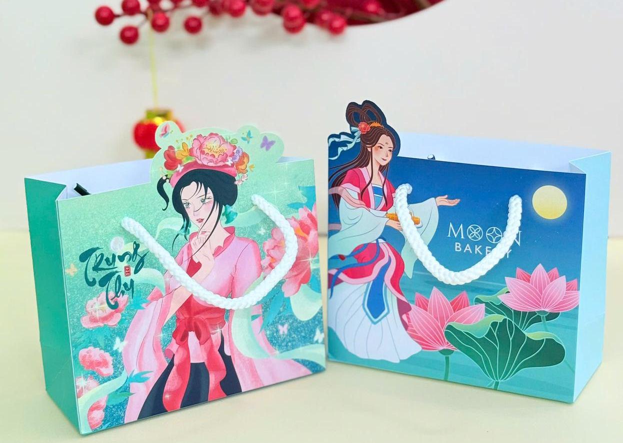 Bao bì túi giấy bánh mì cho tiệm bánh