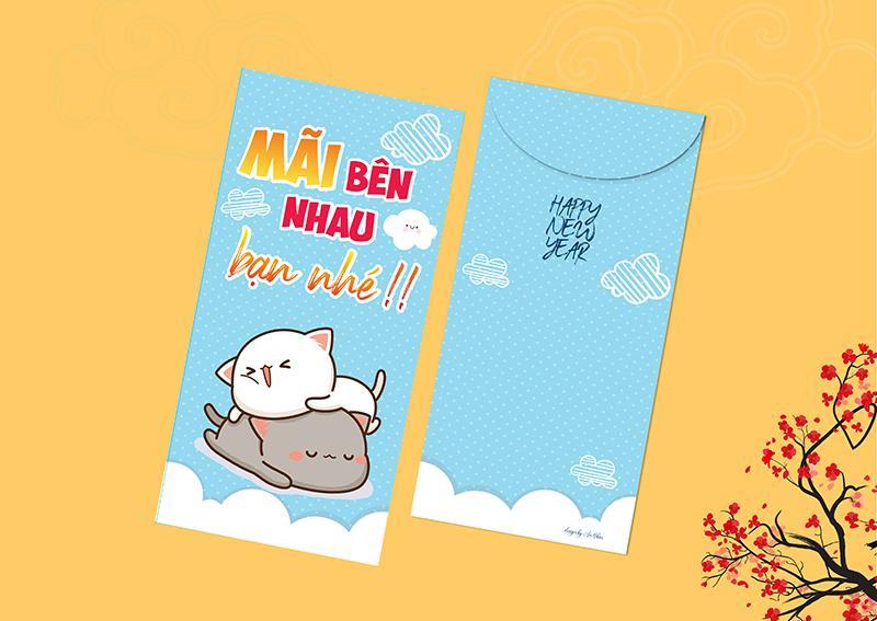 Thiết kế bao lì xì Tết độc đáo, đẹp mắt