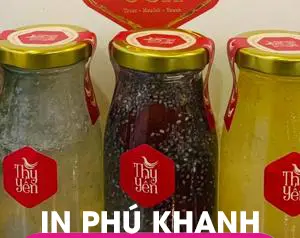 100 con Decal nhựa trắng