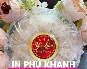 100 con Decal nhựa trắng