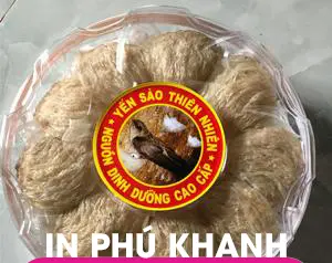 100 con Decal nhựa trắng