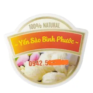 100 con Decal nhựa trắng