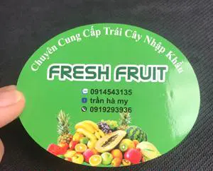 100 con Decal nhựa trắng