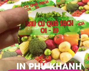 100 con Decal nhựa trắng